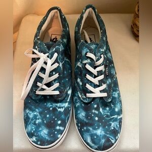 Vans Teal Marble Sneakers